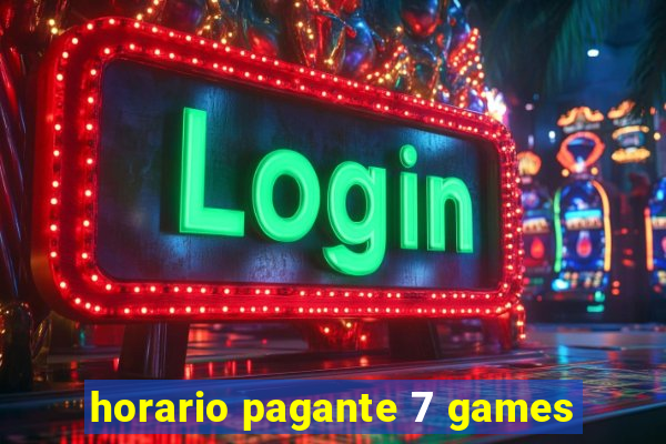 horario pagante 7 games